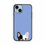 Cute French Bulldog Light Blue iPhone 14 Case