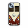 dark wood vw retro bus iPhone 14 Case