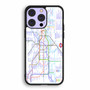 new york map iPhone 14 | iPhone 14 Plus | iPhone 14 Pro | iPhone 14 Pro Max Case