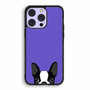 Purple Boston Terrier iPhone 14 | iPhone 14 Plus | iPhone 14 Pro | iPhone 14 Pro Max Case
