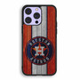 Huston Astros In Wood Art iPhone 14 | iPhone 14 Plus | iPhone 14 Pro | iPhone 14 Pro Max Case