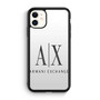 armani exchange white iPhone 11 Case