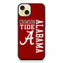 Alabama Crimson Roll Tide football 1 iPhone 15 Plus Case