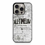 All Time Low Lyrics iPhone 15 Pro Case