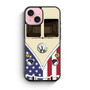 american vw retro bus iPhone 15 Case