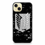 Attack on Titan scouting legion iPhone 15 Plus Case