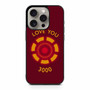 Avengers End Game Ironman Quote I Love You 3000 iPhone 15 Pro Case