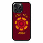 Avengers End Game Ironman Quote I Love You 3000 iPhone 15 Pro Max Case