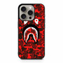 Bape camo red iPhone 15 Pro Case