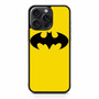 Batman Logo in Yellow iPhone 15 Pro Max Case