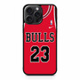 bulls basketball jersey iPhone 15 Pro Max Case