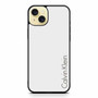 Calvin Klein White Bone iPhone 15 Plus Case