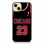 chicago basketball jersey iPhone 15 Plus Case