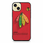 chicago blackhawks logo poster iPhone 15 Plus Case