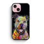 Dog Abstract Pitbull iPhone 15 Case