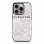 Ed Sheeran 1 iPhone 15 Pro Case