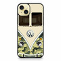 green camo vw retro bus iPhone 15 Plus Case