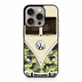 green camo vw retro bus iPhone 15 Pro Case