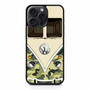 green camo vw retro bus iPhone 15 Pro Max Case