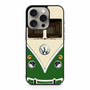 green vw retro bus iPhone 15 Pro Case