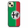 Green White Alfa Romeo iPhone 15 Plus Case