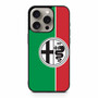 Green White Alfa Romeo iPhone 15 Pro Case