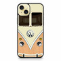 light wood vw retro bus iPhone 15 Plus Case