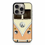 light wood vw retro bus iPhone 15 Pro Case