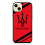 Maserati Car Red Strip iPhone 15 Plus Case