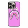 Pink Bape Shark iPhone 15 Pro Case