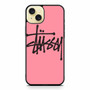 Pink Stussy Innovative iPhone 15 Plus Case