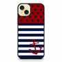 reverse american flag anchor iPhone 15 Plus Case