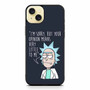 Rick And Morty 14 iPhone 15 Plus Case