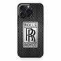 Rolls Royce Plat Logo iPhone 15 Pro Max Case