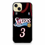 sixers basketball jersey iPhone 15 Plus Case