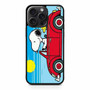 Snoopy in Car iPhone 15 Pro Max Case