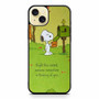 Snoopy In Right this instant iPhone 15 Plus Case