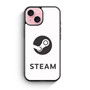Steam Logo White iPhone 15 Case