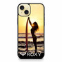 Surfing Girl Roxy iPhone 15 Plus Case
