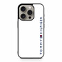 Tommy Hilfiger White iPhone 15 Pro Case