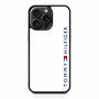 Tommy Hilfiger White iPhone 15 Pro Max Case