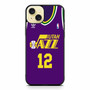 utah jazz basketball jersey iPhone 15 Plus Case