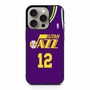 utah jazz basketball jersey iPhone 15 Pro Case