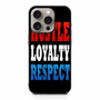 WWF Hustle Loyalty Respect iPhone 15 Pro Case