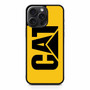 yellow caterpillar logo iPhone 15 Pro Max Case