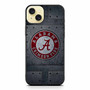 Albama Crimson Tide Metal iPhone 15 Plus Case