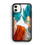Dragonball Z Son Goku and vegeta saiyan Blue iPhone 11 Case