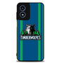 Minnesota Timberwolves 1 Motorola Moto G Play 2024 Case