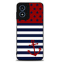 reverse american flag anchor Motorola Moto G Play 2024 Case