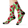 Watermelon Collage unisex adult socks